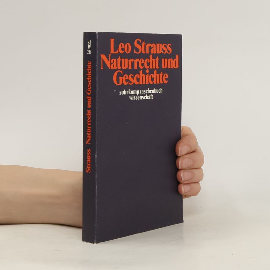 Leo Strauss Naturrecht und Geschichte