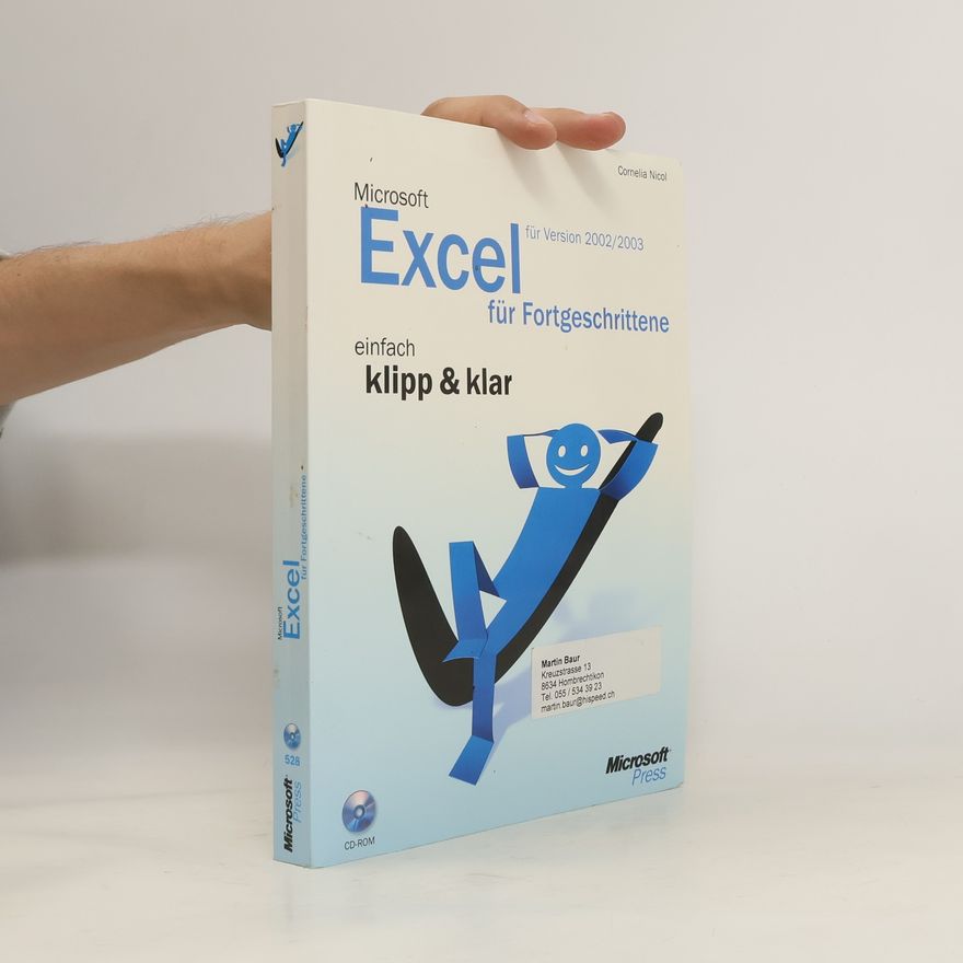 Cornelia Nicol Microsoft Excel 2002/2003 für Fortgeschrittene
