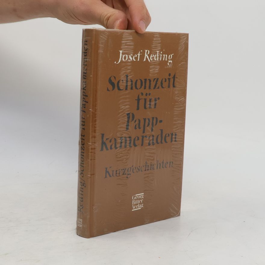 Josef Reding Schonzeit für Pappkameraden