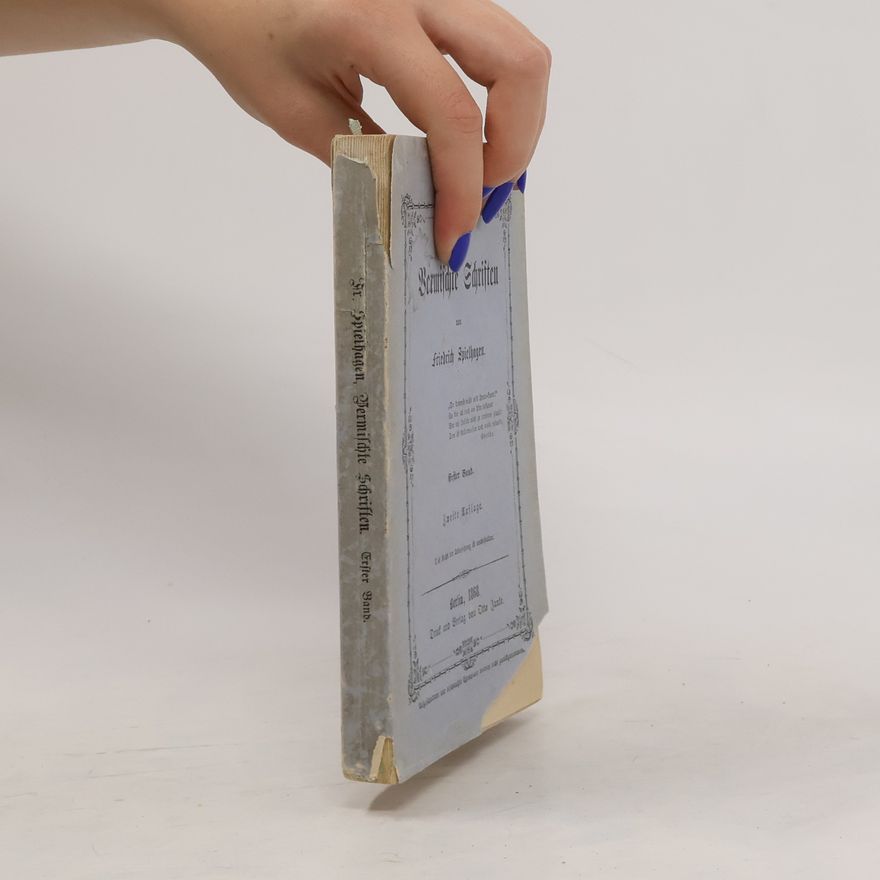 Friedrich Spielhagen Vermischte Schriften