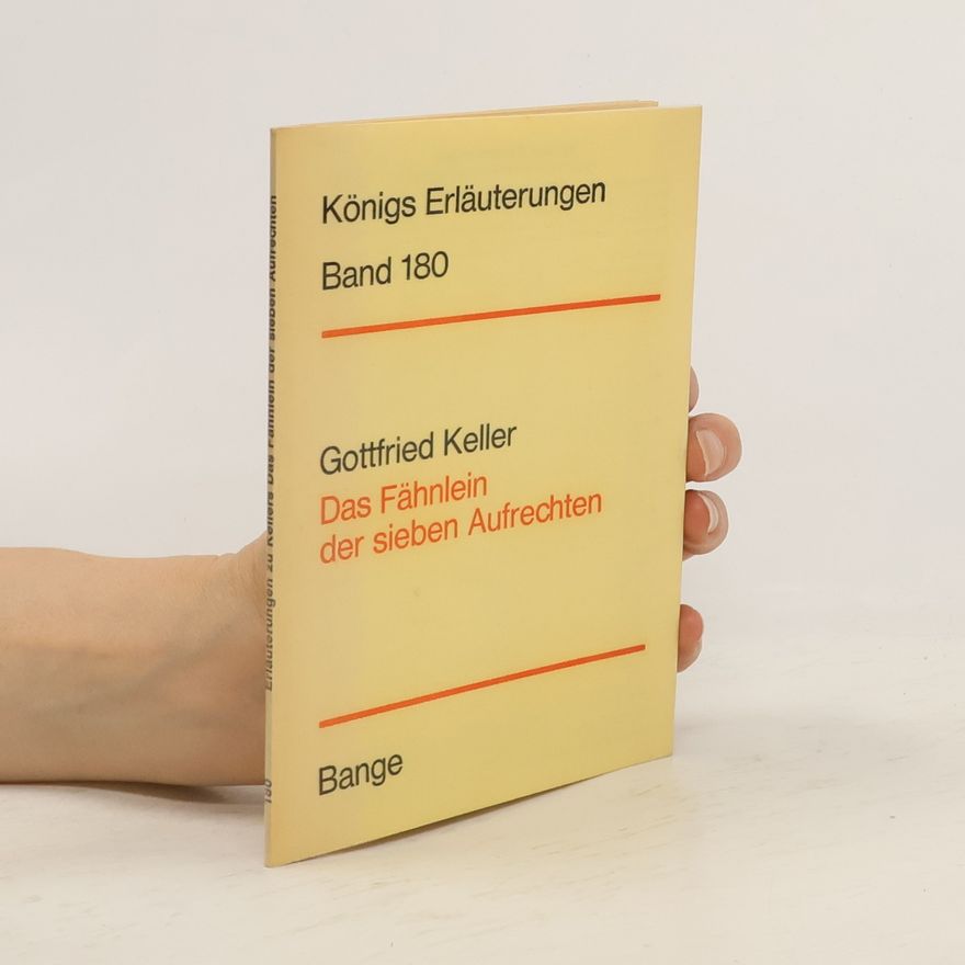 Gottfried Keller Königs Erläuterungen Band 180