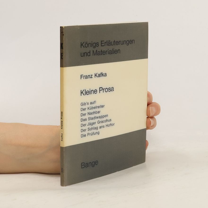 Ingeborg Scholz Studien zu Franz Kafka