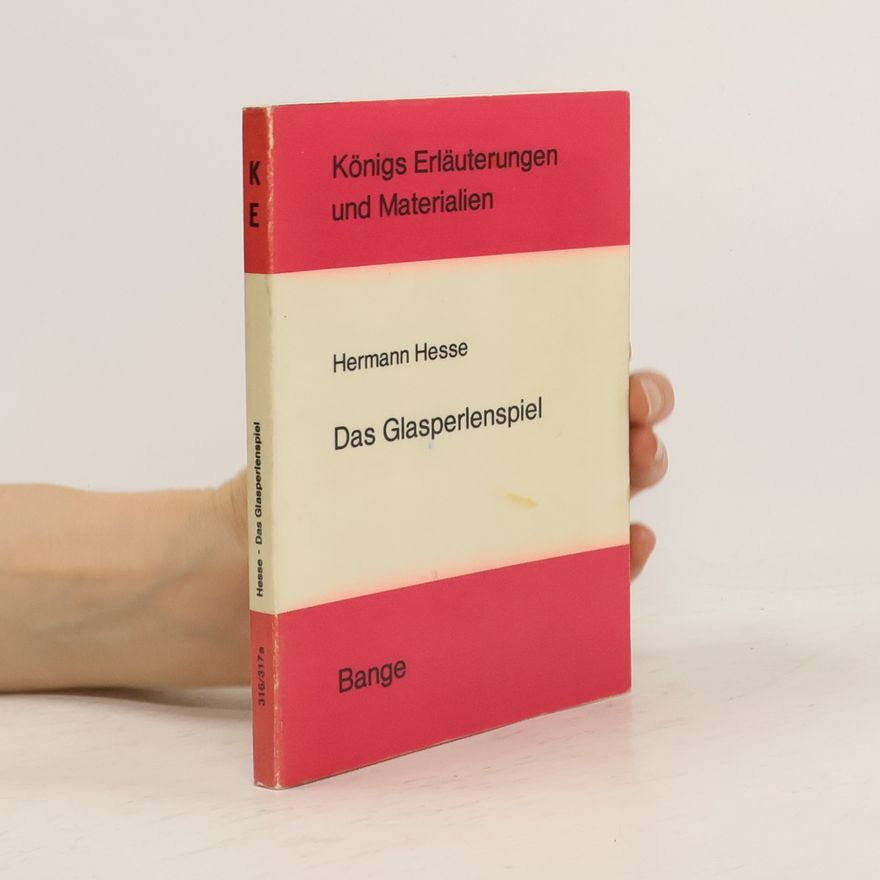 Hermann Hesse Das Glasperlenspiel