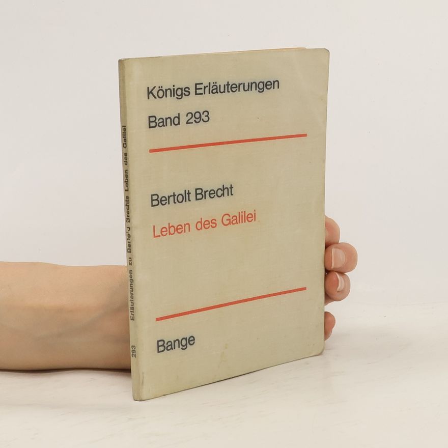 Various authors Erläuterungen zu Bertolt Brechts Leben des Galilei