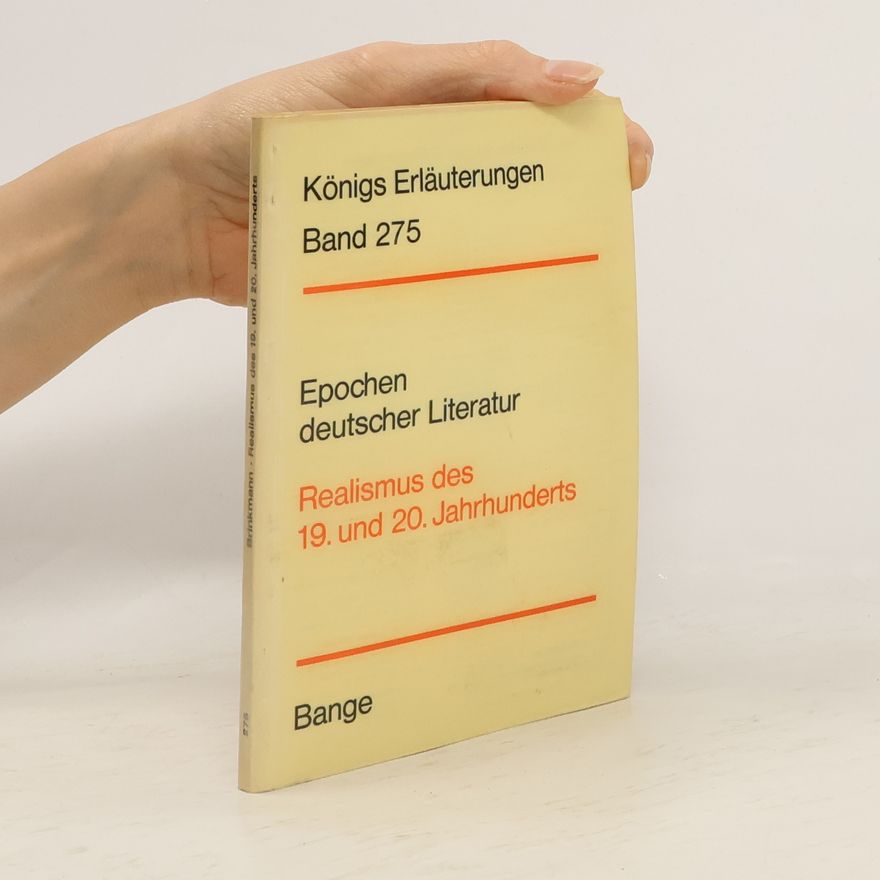 Karl Brinkmann Realismus des 19. und 20. Jahrhunderts