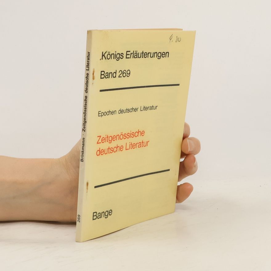 Karl Birkmann Zeitgenössische deutsche Literatur.