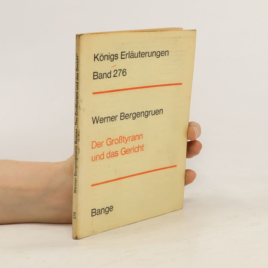 Werner Bergengruen Der Grosstyrann und das Gericht