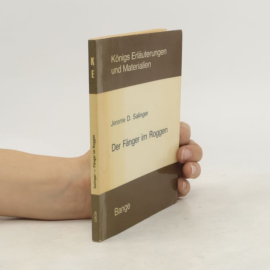 J. D. Salinger Der Fänger im Roggen