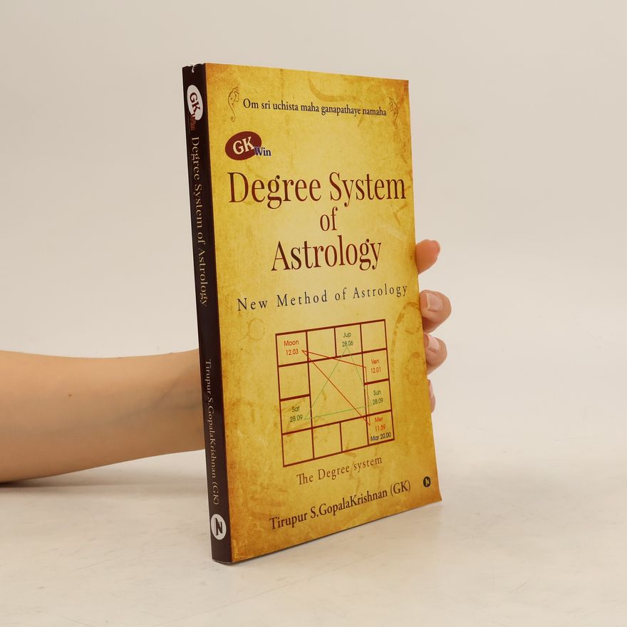 Tirupur S. Gopalakrishnan(gk) Degree System of Astrology: New Method of Astrology