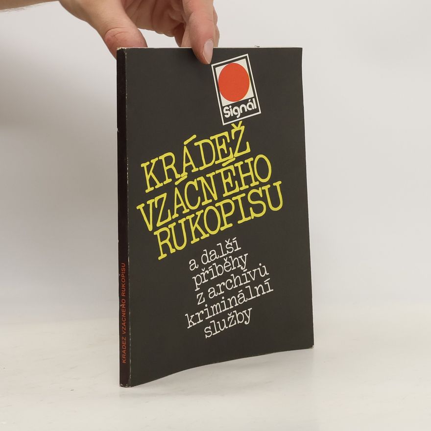 Petr Horák Krádež vzácného rukopisu