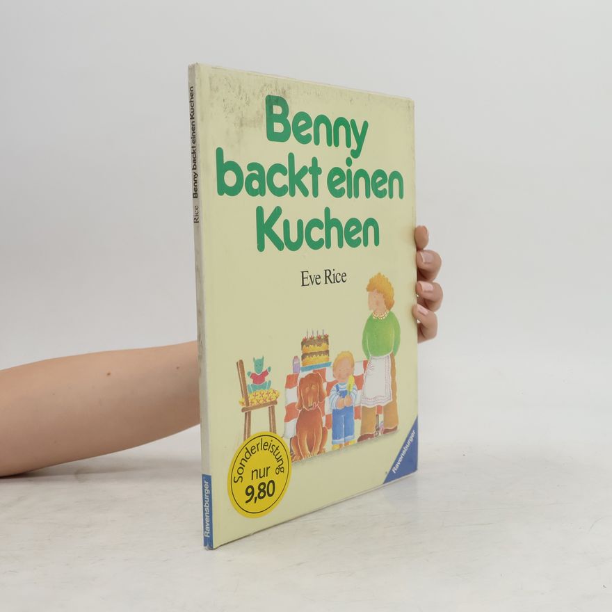 Eve Rice Benny backt einen Kuchen