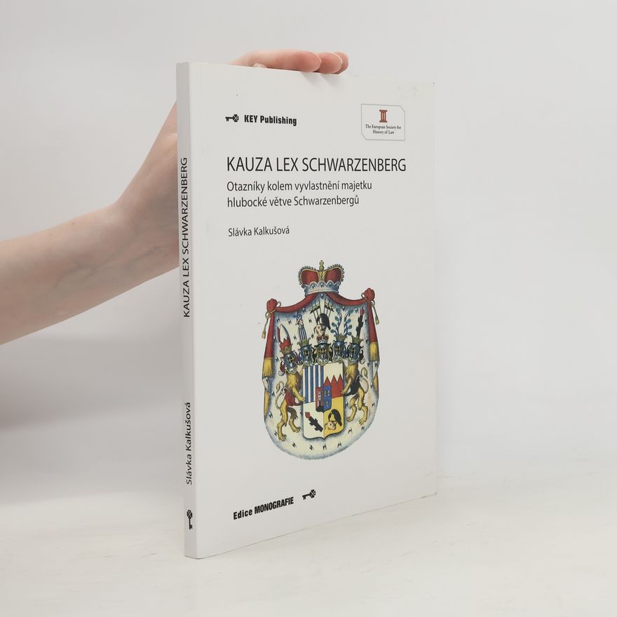 Slávka Kalkušová Kauza Lex Schwarzenberg