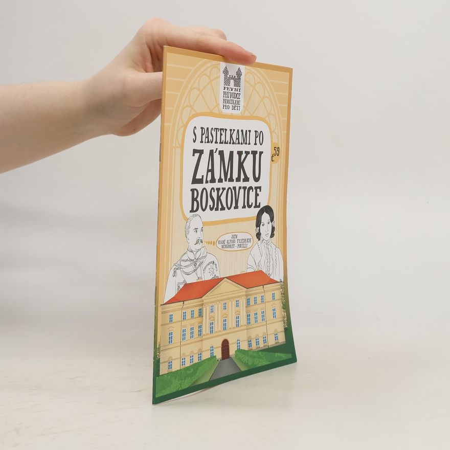 Eva Chupíková S pastelkami po zámku Boskovice
