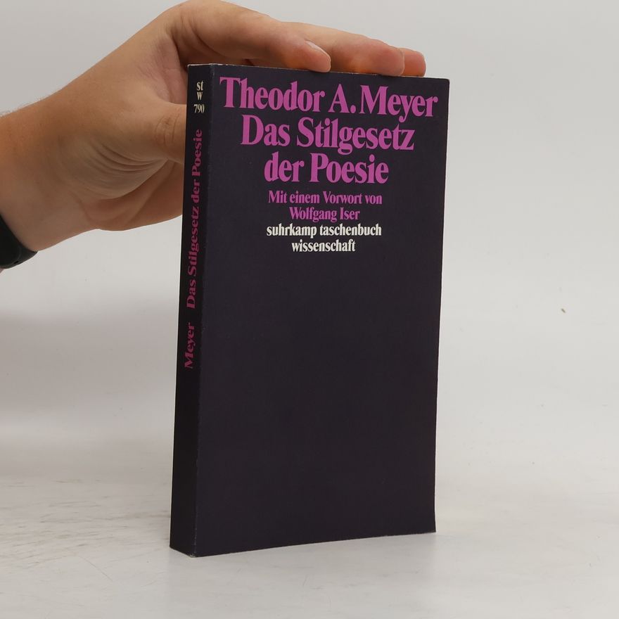 Theodor Meyer-Steineg Das Stilgesetz der Poesie