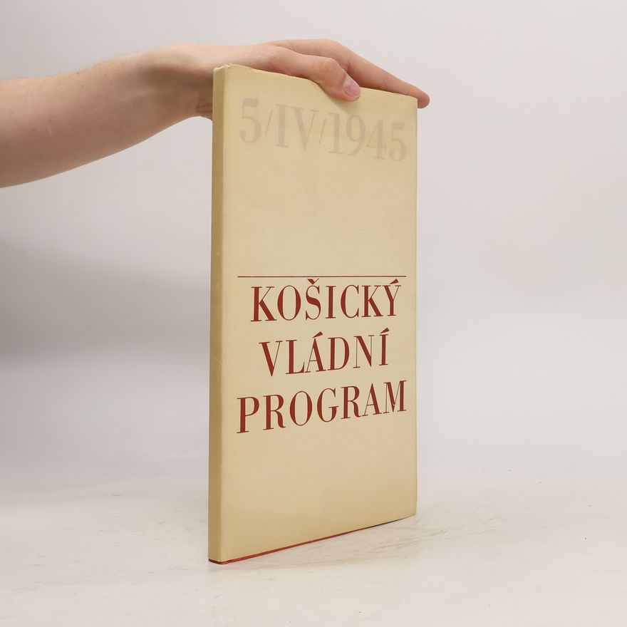 Autorenkollektiv Košický vládní program