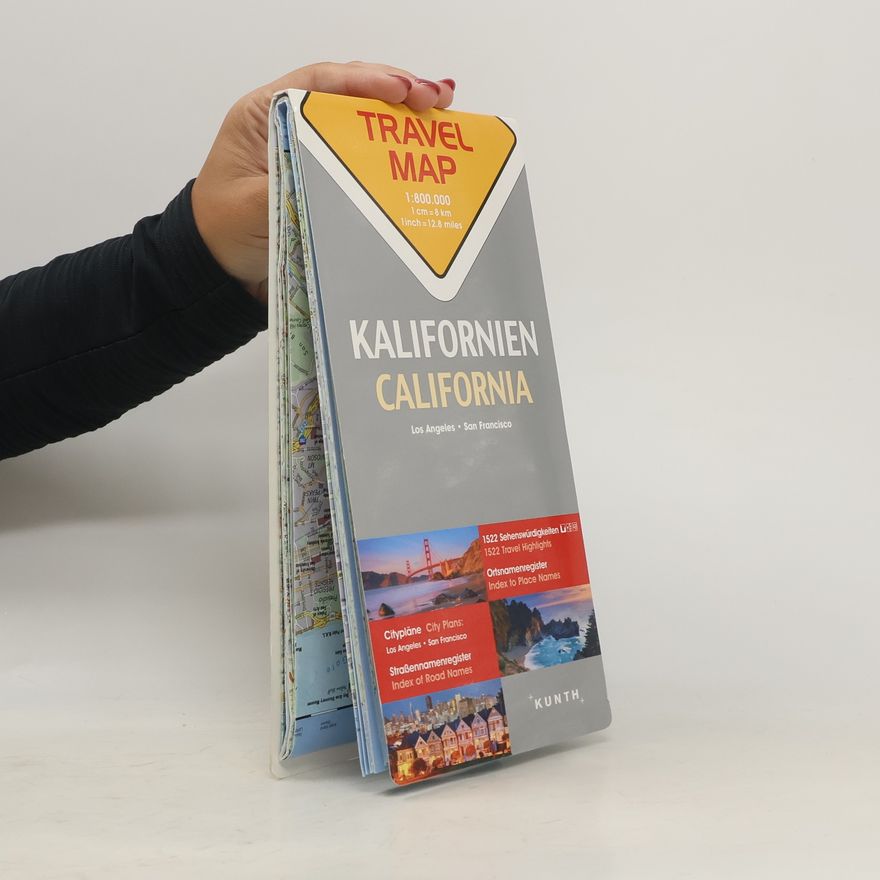 Autorenkollektiv Travelmap Reisekarte Kalifornien 1:800.000. California. Californie