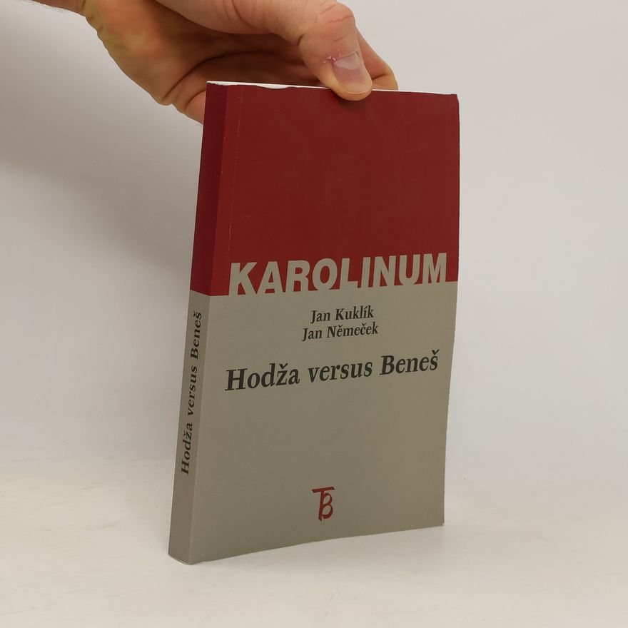 Kolektív autorov Hodža versus Beneš : Milan Hodža a slovenská otázka v zahraničním odboji za druhé světové války