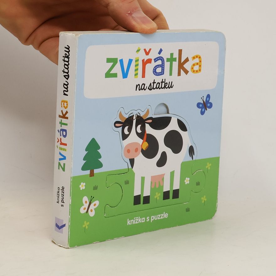 Josef Vyskočil Zvířátka na statku, kniha s puzzle