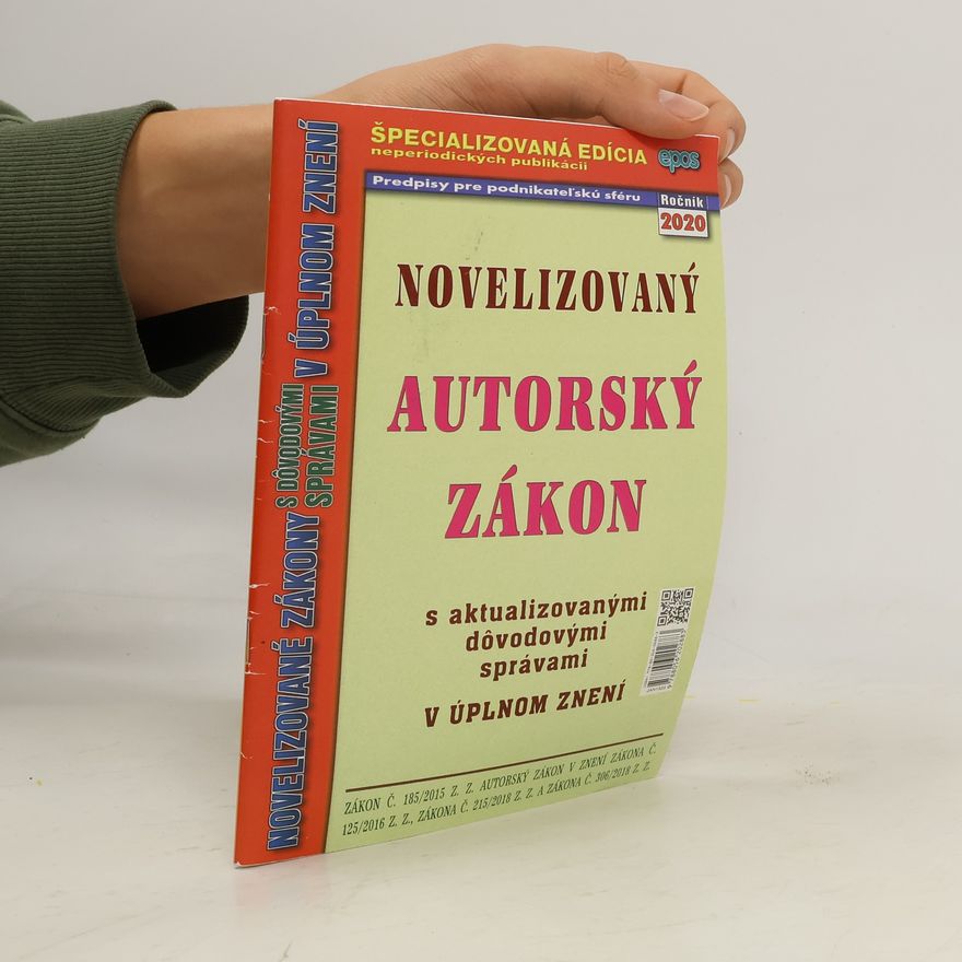 Various authors Novelizovaný autorský zákon