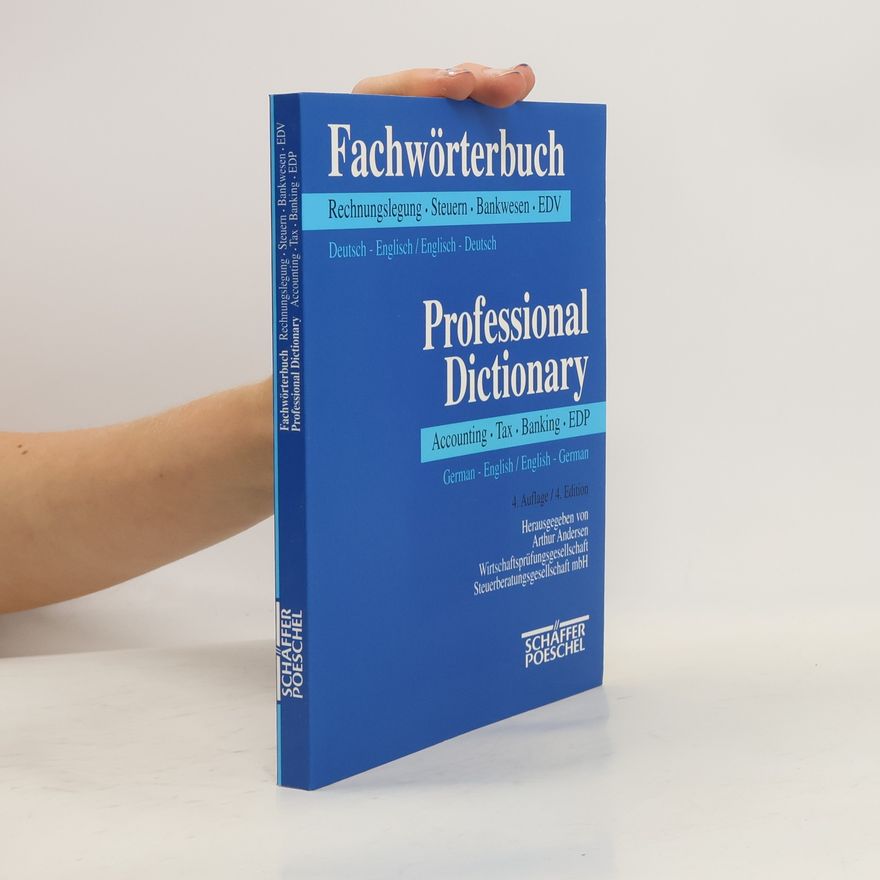Autores varios Fachwörterbuch Rechnungslegung, Steuern, Bankwesen, EDV