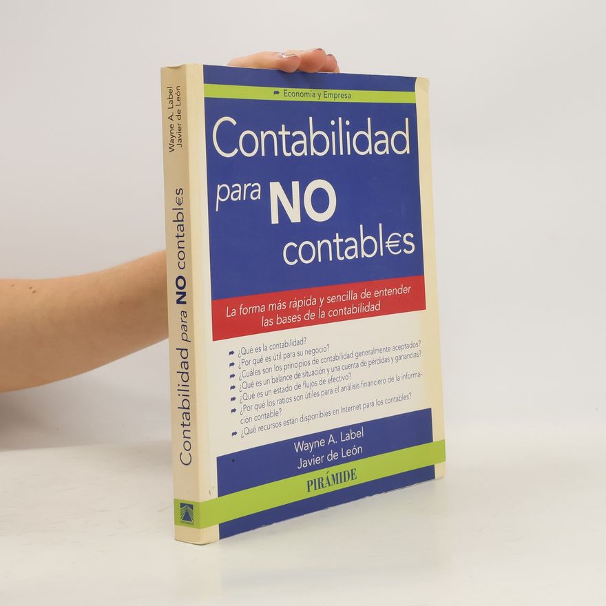 Javier de León Ledesma Economía y Empresa: Contabilidad para no contables