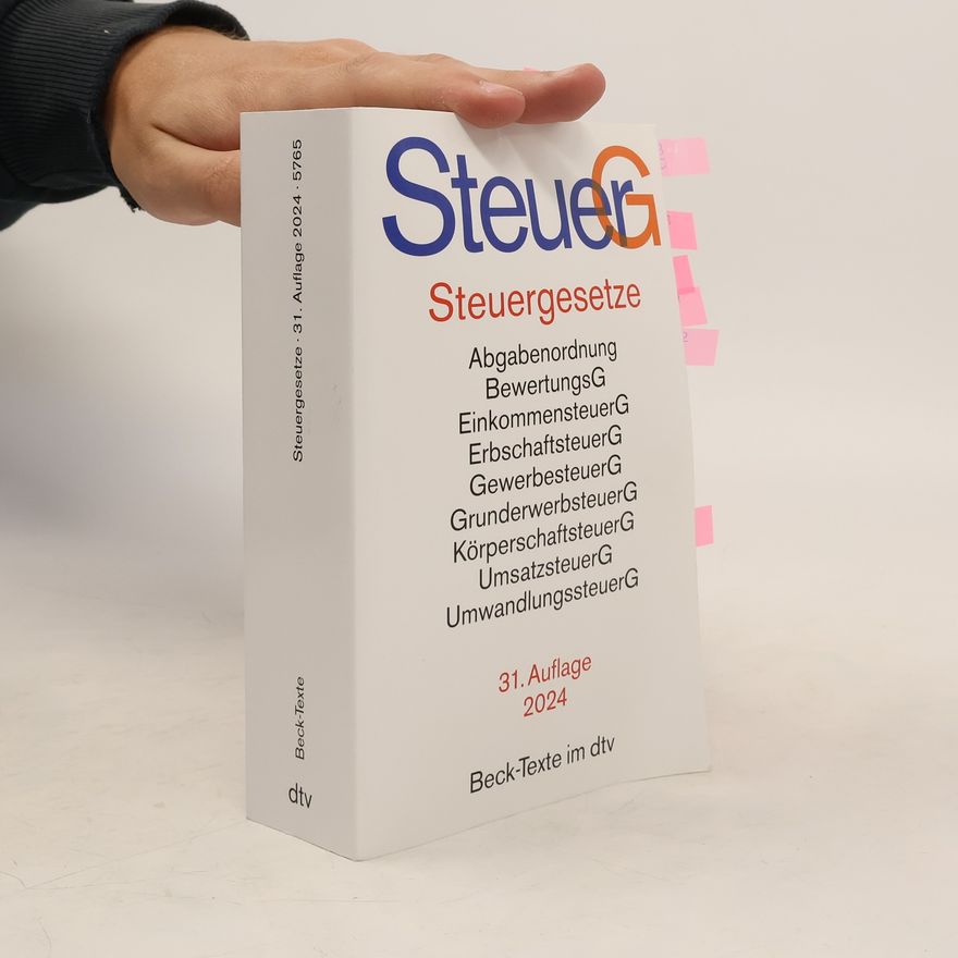 Kolektiv autorů Steuergesetze