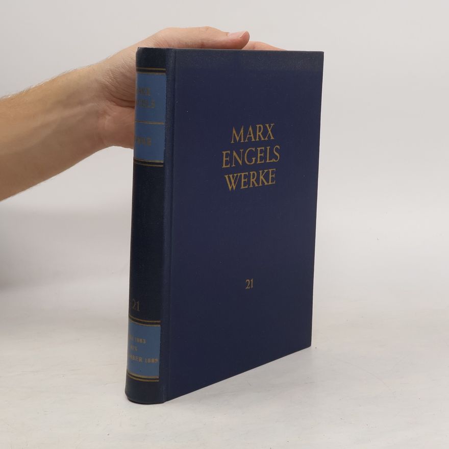Karl Marx Marx Engels Werke Band 21
