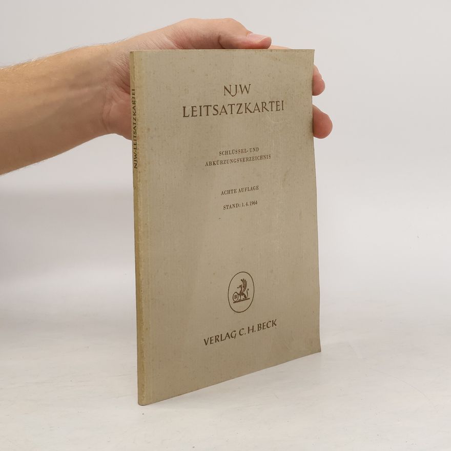 AA.VV. NJW Leitsatzkartei