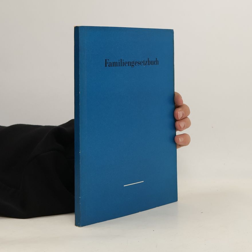 Various authors Familiengesetzbuch der Deutschen Demokratischen Republik mit wichtigen Nebengesetzen