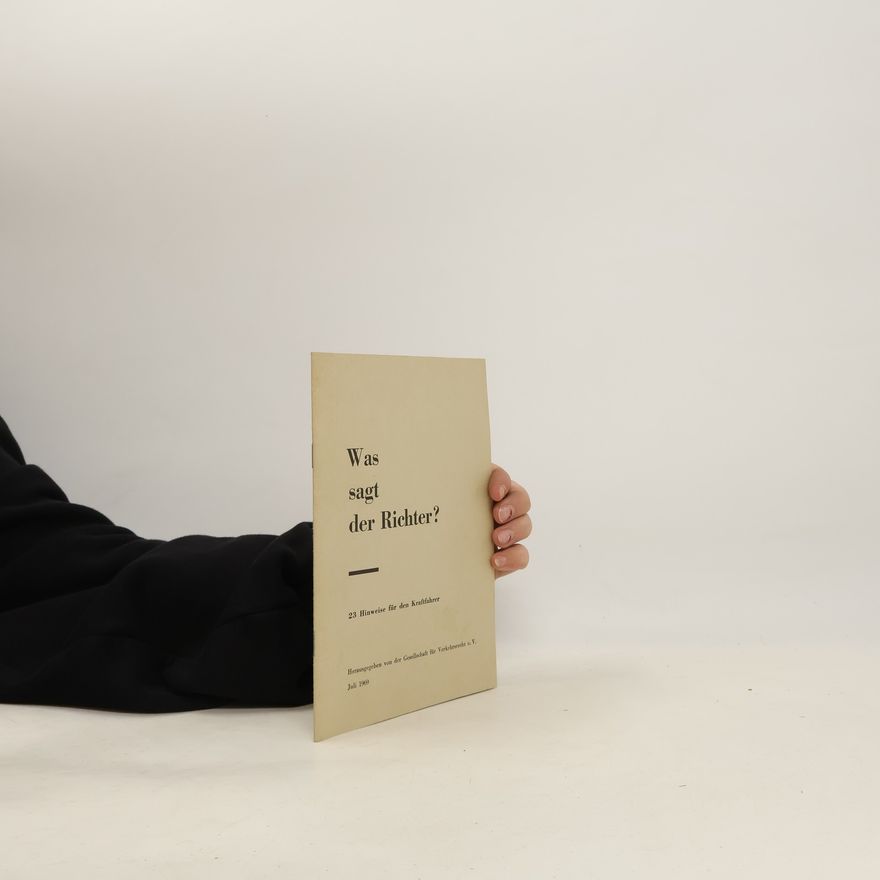 Collectif d'auteurs Was sagt der Richter?