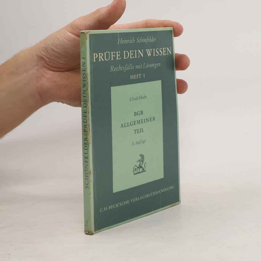 Heinrich Schönfelder Prüfe dein Wissen
