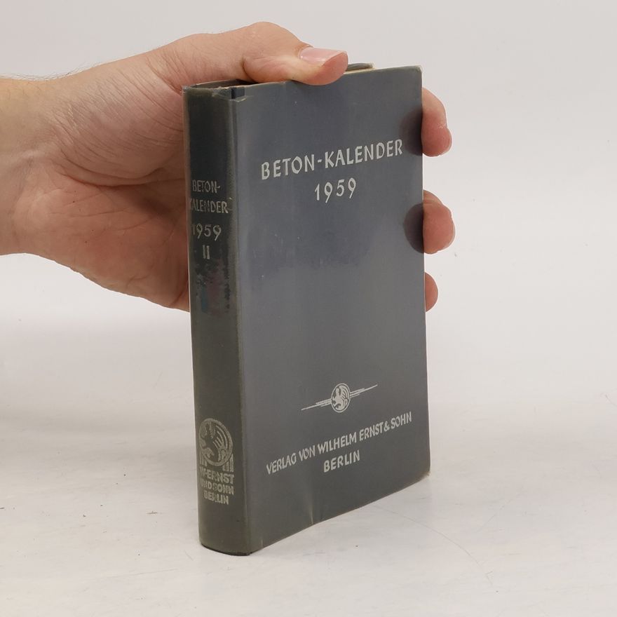 Kolektiv autorů Beton-Kalender 1959