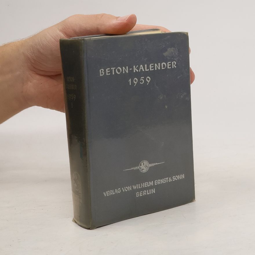 Autorenkollektiv Beton-Kalender 1959