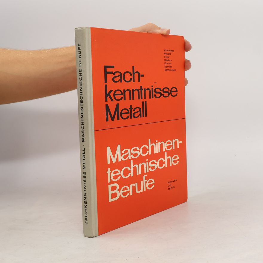Autorenkollektiv Fachkenntnisse Metall für Maschinentechnische Berufe