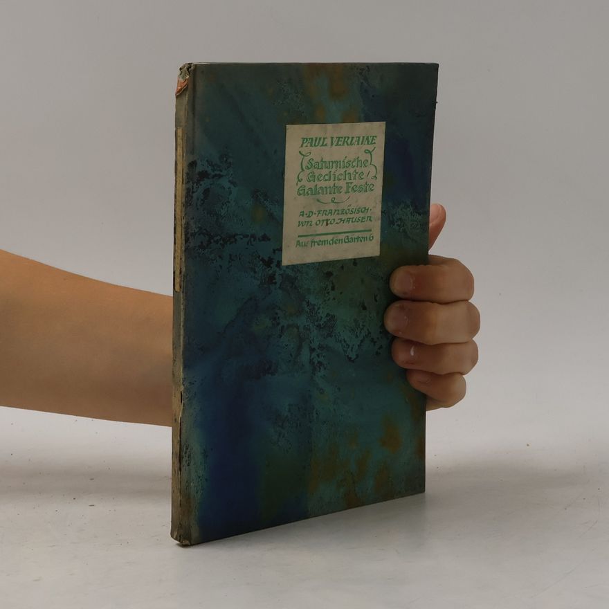 Paul Verlaine Saturnische Gedichte Galante Feste