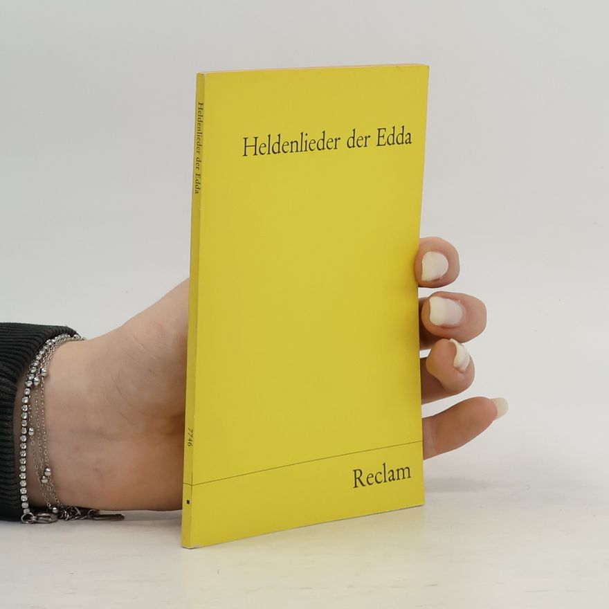Felix Genzmer Heldenlieder der Edda