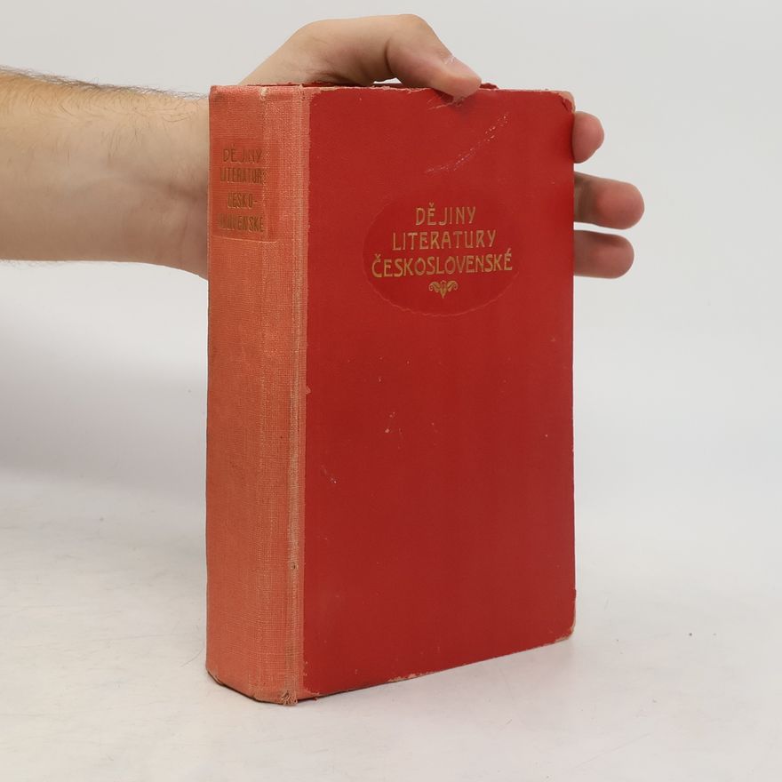 Gustav Pallas Dějiny literatury československé