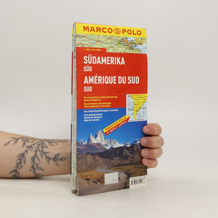 Autorenkollektiv MARCO POLO Südamerika / Süd 1 : 4 000 000 Kontinentalkarte