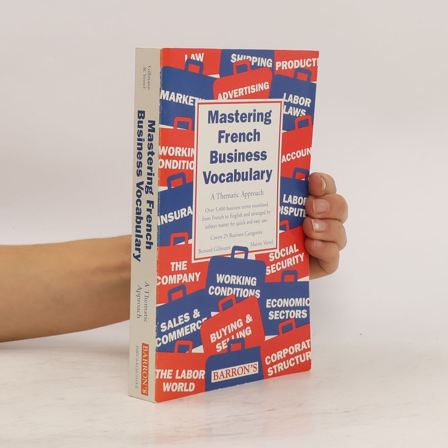 Martin Verrel Mastering French Business Vocabulary