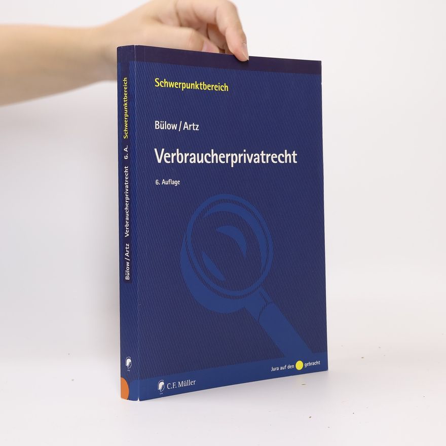 Peter Bülow Verbraucherprivatrecht