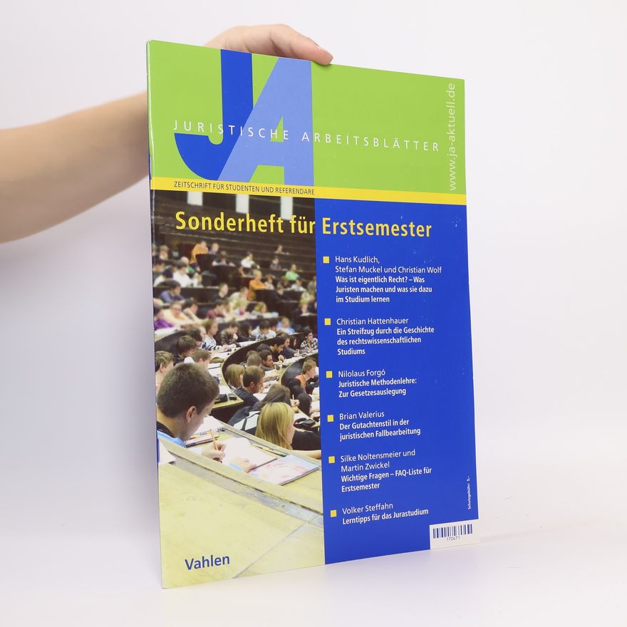 Autorenkollektiv JA Sonderheft für Erstsemester