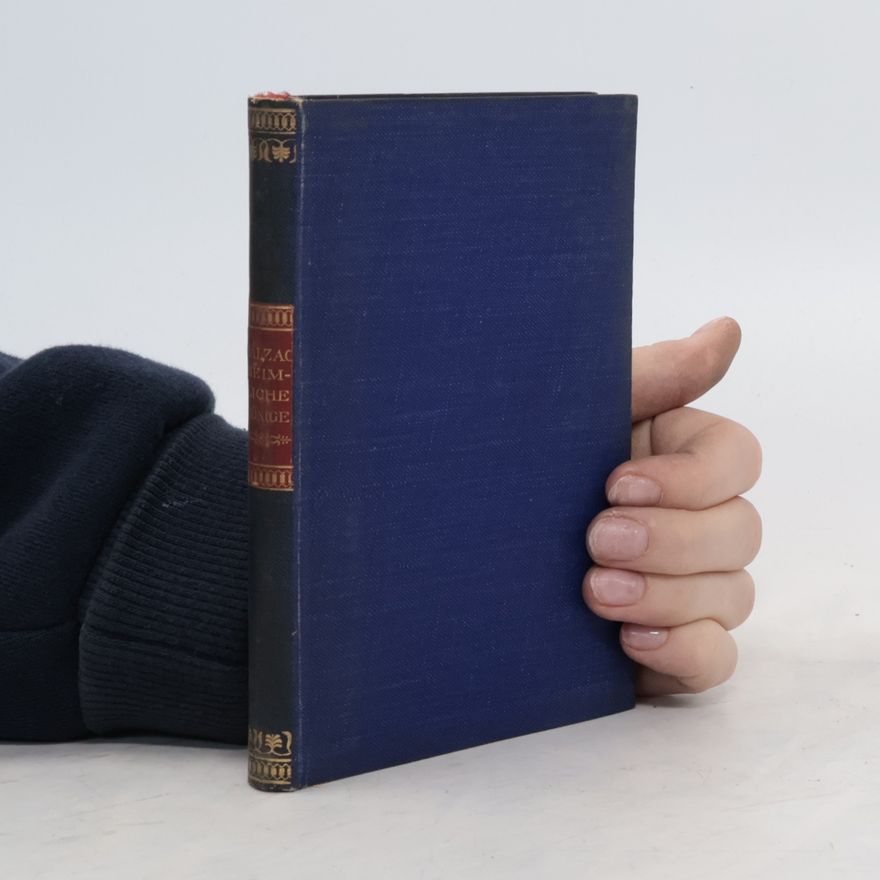 Honoré de Balzac Heimliche Könige; Novellen