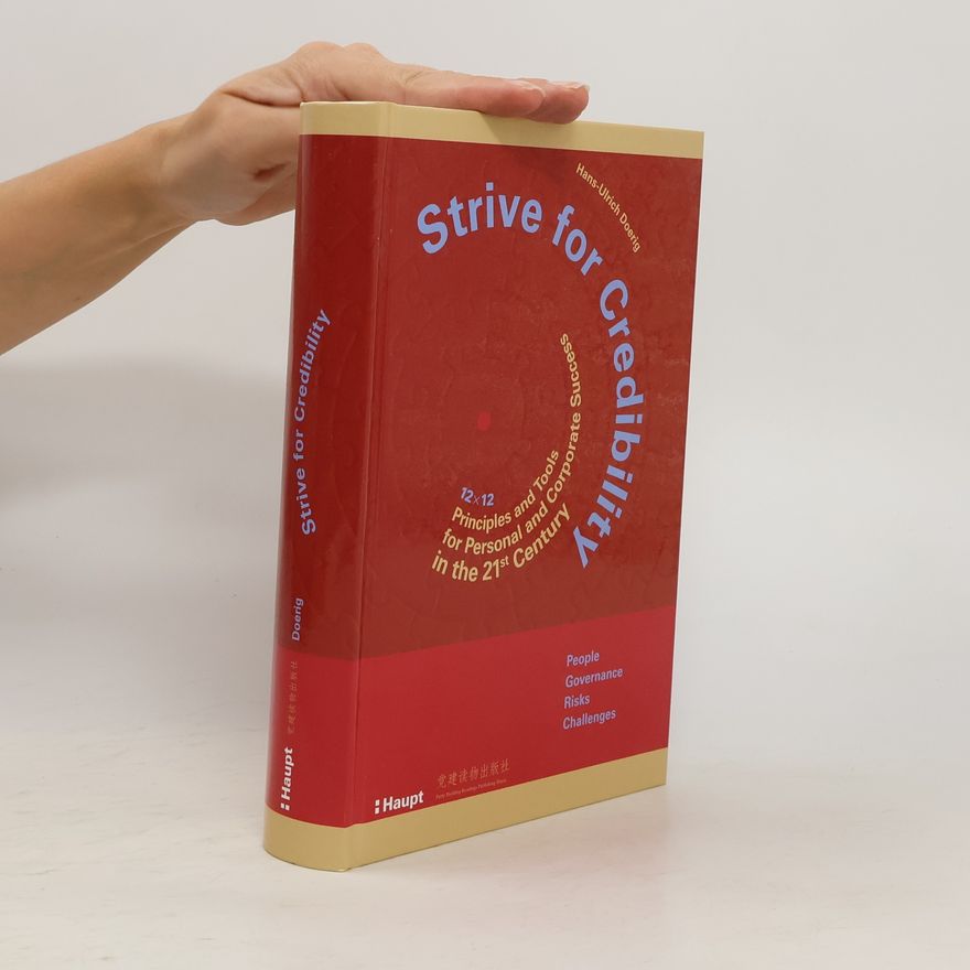 Hans Ulrich Doerig Strive for credibility