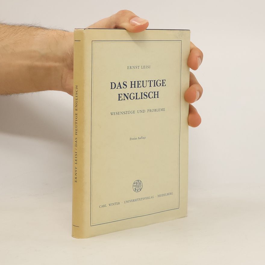 Ernst Leisi Das heutige Englisch