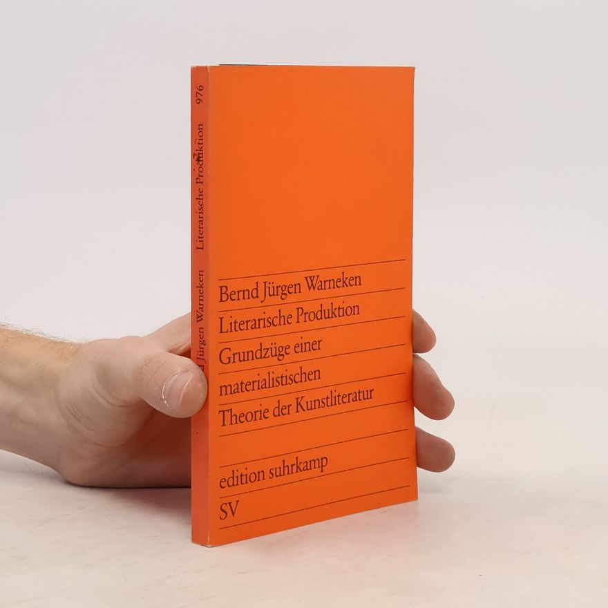 Bernd Jürgen Warneken Literarische Produktion