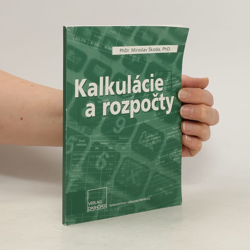 Miroslav Škoda Kalkulácie a rozpočty