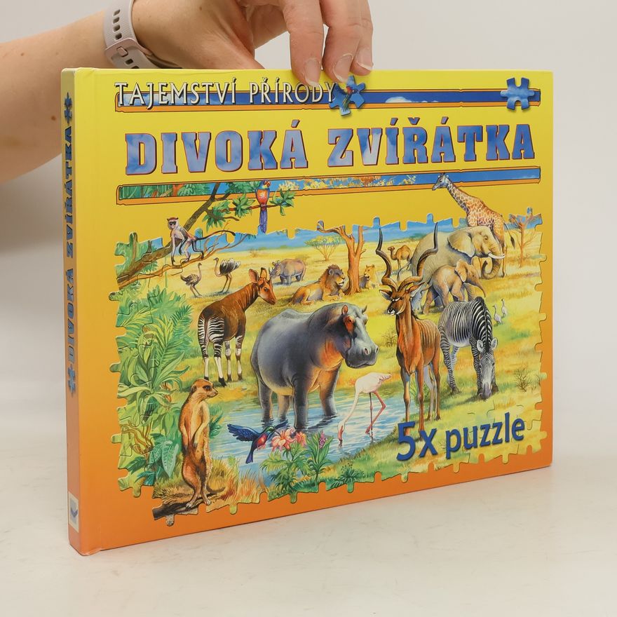 Kolektív autorov Divoká zvířátka. 5x puzzle