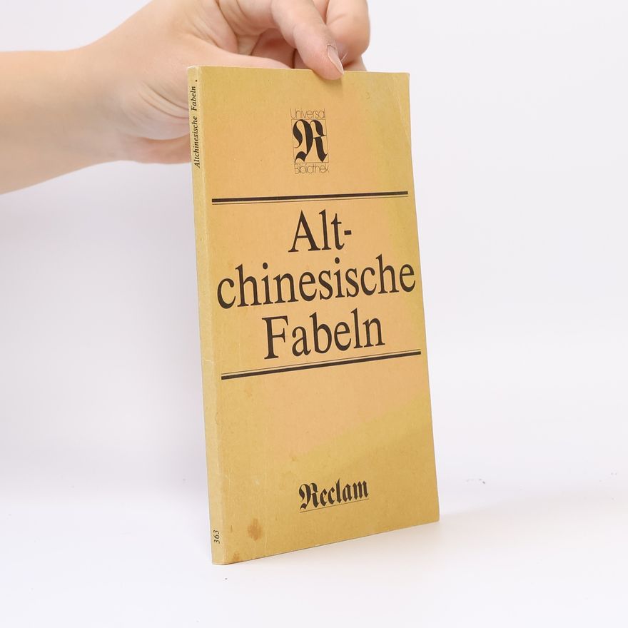 Keti Zhao Lin Altchinesische Fabeln