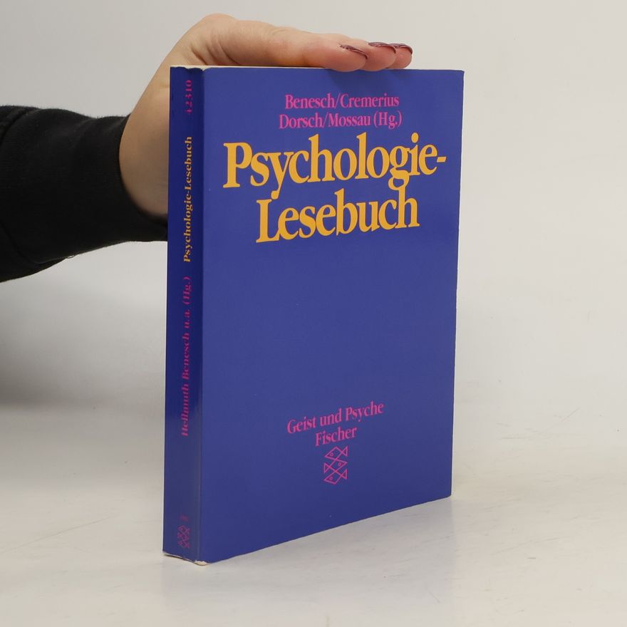 Hellmuth Benesch Psychologie-Lesebuch