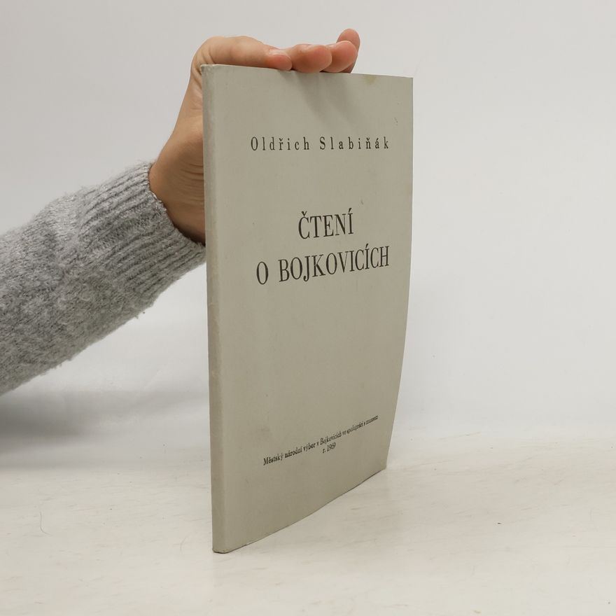 Oldřich Slabiňák Čtení o Bojkovicích